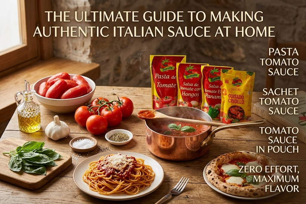 La guía definitiva para preparar auténtica pizza y salsa para pasta italiana en casa.