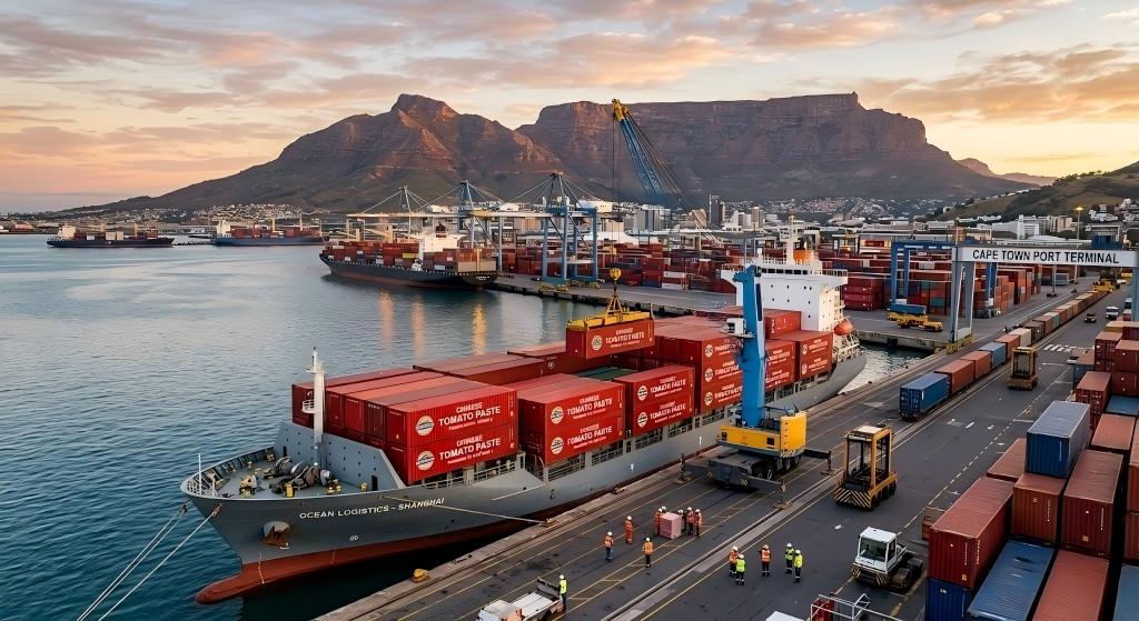 Retrasos en el puerto de Ciudad del Cabo en 2026: Guía de riesgos para la exportación de pasta de tomate