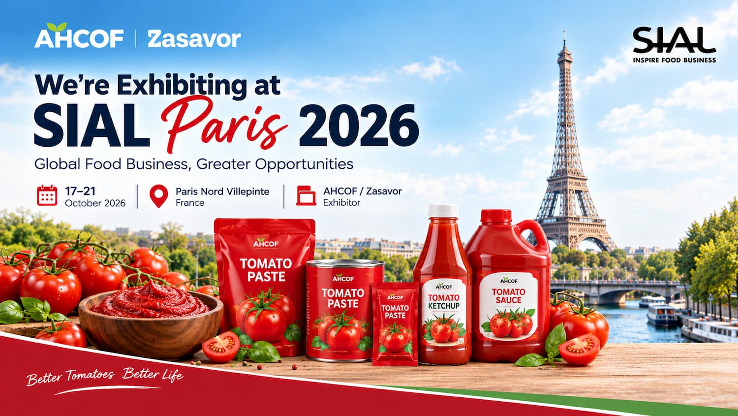Rumbo a SIAL París 2026: ¡Conoce a AHCOF y Zasavor en Francia!