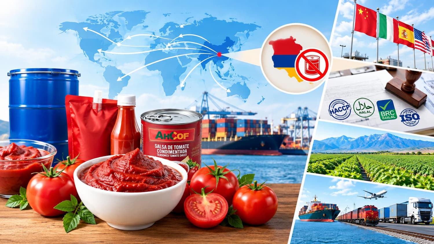 Armenia prohíbe la pasta de tomate extranjera: ¿Qué significan las barreras comerciales de 2026 para el abastecimiento global?